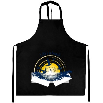 Discover "Life is a beach" Aprons