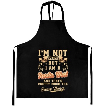 Discover Radio Profession Microphone Retro Aprons