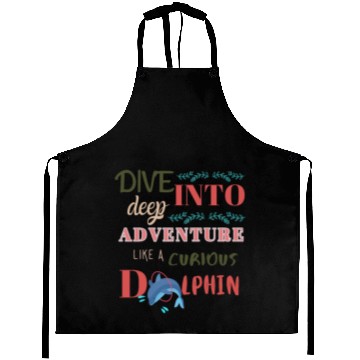 Discover Curious Dolphin: Diving into the Deep Adventure Aprons
