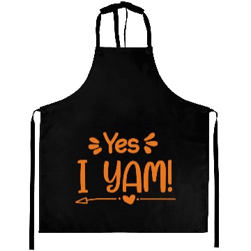 Discover Yes I Yam Thanksgiving Aprons