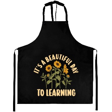 Discover It's A Beautiful Day For Learning Aprons