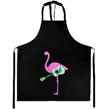 Discover Flamingo With Guitar Aprons