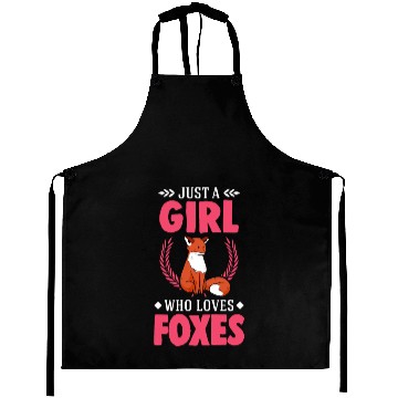 Discover Fox Girl Gift Aprons