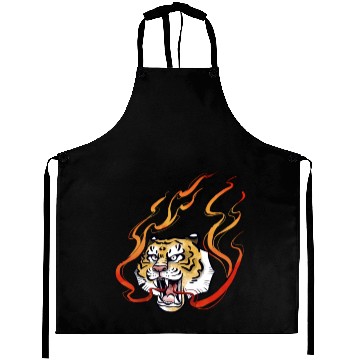 Discover Tiger Flame Aprons