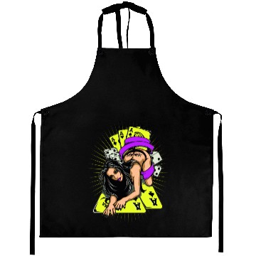 Discover Sexy Girl Game Card Aprons