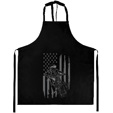 Discover Mountain Bike Usa Flag Aprons