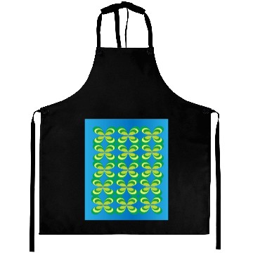 Discover Green cool design Aprons