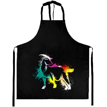 Discover Colerfull Splash Art Farm animals Goat Aprons