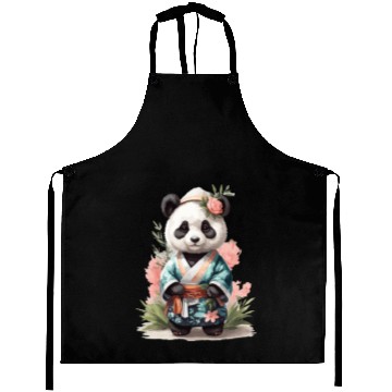 Discover Kawaii Baby Panda Japanese Style Aprons