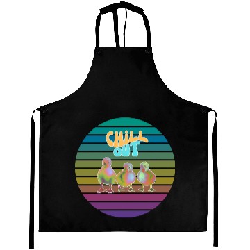 Discover Chill out with chickens Aprons