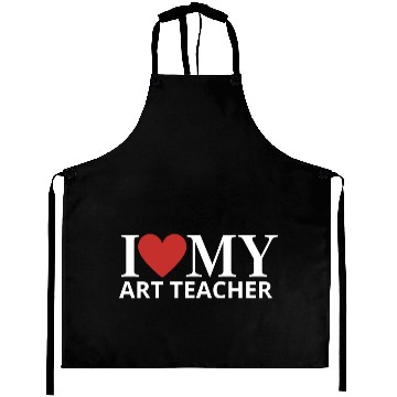 Discover I LOVE MY ART TEACHER Aprons