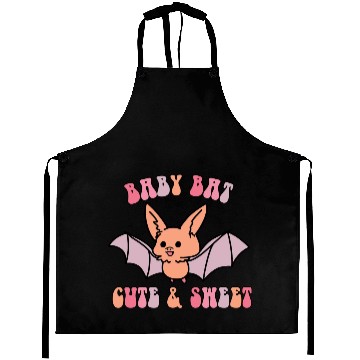 Discover baby bat cute and sweet Aprons
