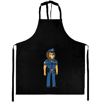 Discover lion policeman Aprons