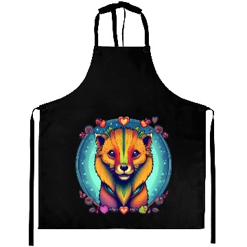 Discover Mongoose Design Watercolor Style Aprons