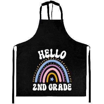 Discover Hello 2nd grade, back to school Aprons