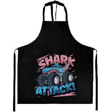 Discover Monster Truck Shark Attack Week 2023 Aprons