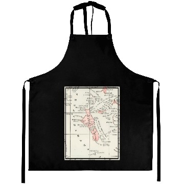 Discover Vintage Andros Island Bahamas Map Aprons