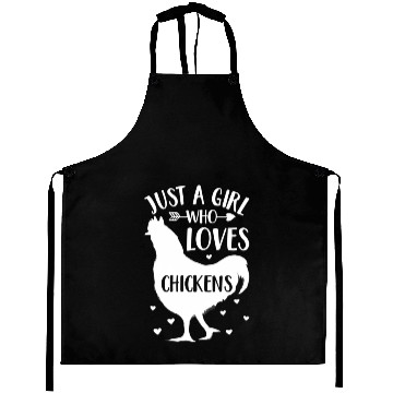 Discover Just A Who Loves Chickens Chicken Farmer Aprons