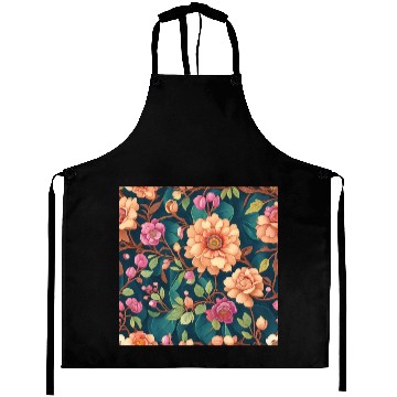 Discover Colorful Floral Pattern Aprons