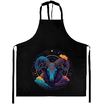Discover Aries Zodiac Sign Ai Aprons