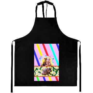 Discover WILD NATURE. HIPPO design collection Aprons