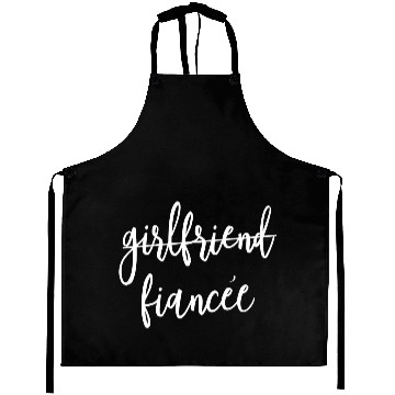 Discover Girlfriend Fiancee Script Wedding Party Aprons