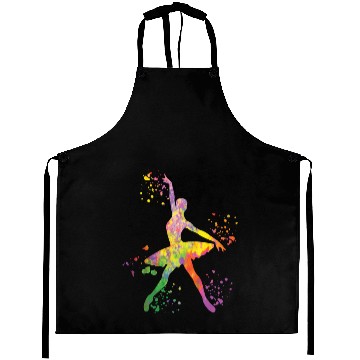 Discover Ballet Dancer Colorsplash Ballerina Aprons