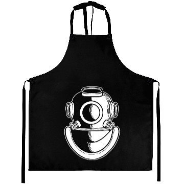 Discover Diving Helmet Lifeguard or Diver Gift Aprons