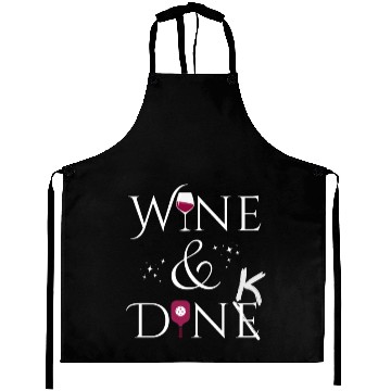 Discover Wine & Dink Pickleball Aprons & Accessories Dark