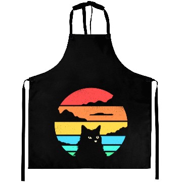 Discover Retro Cat Aprons