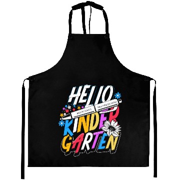 Discover Hello Kindergarten First Day of Kindergarten Aprons