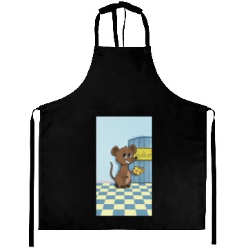 Discover Cheesy Heart Mouse Aprons