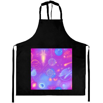 Discover galaxy nebula draw abstract Aprons