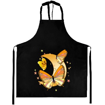 Discover Orange butterflies moon aesthetic butterfly insect Aprons