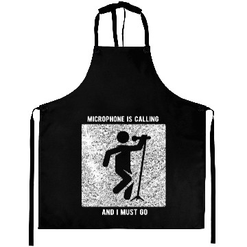 Discover Vocalist Microphone is Calling Singer Aprons