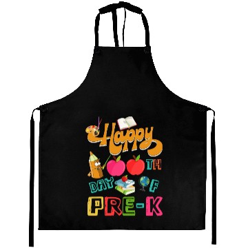 Discover 100 Days Of School Teacher Preschool Pre K Funny Aprons