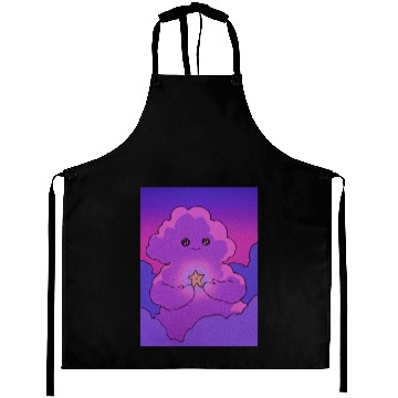 Discover Cute Purple Cloud With Little Star Aprons