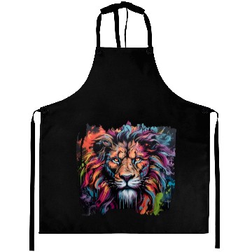 Discover Graffiti Style Lion | Lion Lovers Aprons