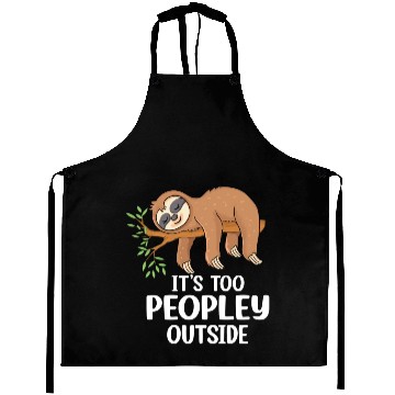 Discover Funny Introvert People It s Too Peopley Outside Aprons