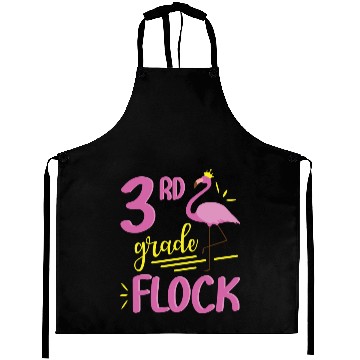 Discover Flamingo Student Dance Happy Back To School 3rd Aprons