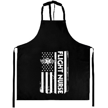 Discover USA Flag Flight Nurse America Aprons