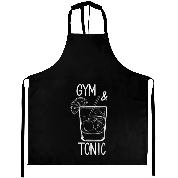 Discover Gym And Tonic Drink Funny Gin Lime Tonic Lifting Aprons
