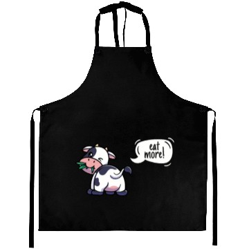 Discover Cross Country Run Aprons, XC Running Eating Cow S