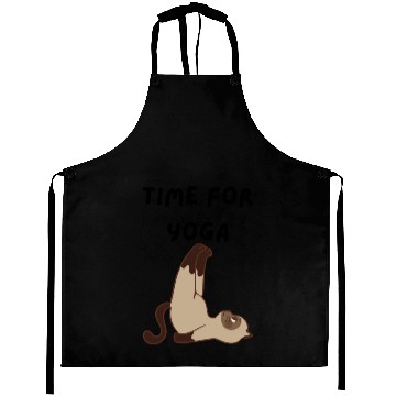 Discover Time For Yoga Cat Lover Aprons