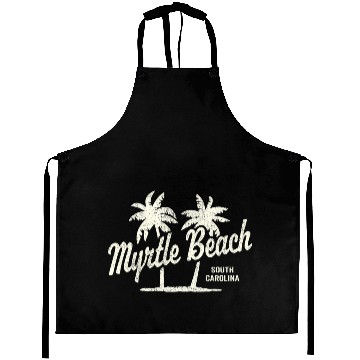 Discover Myrtle Beach South Carolina 70S Palm Trees Aprons