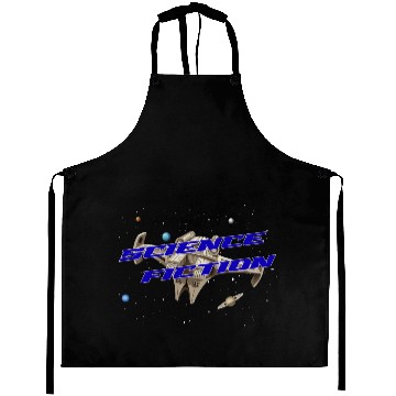 Discover Science Fiction Spaceship Planet Aprons