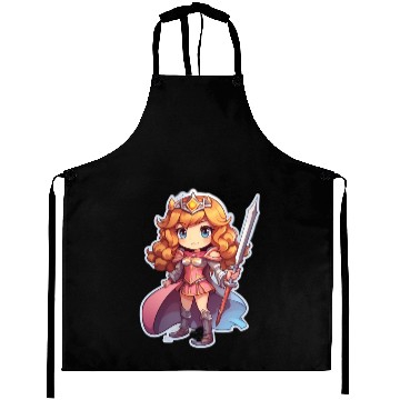 Discover Warrior Princess Sticker Aprons