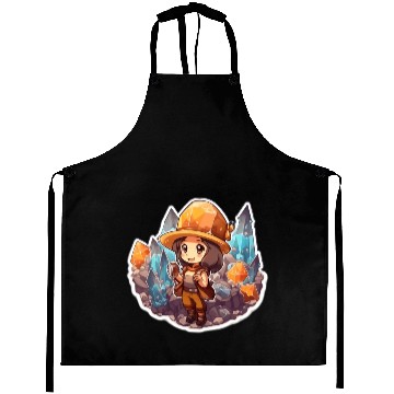 Discover Crystal Miner Co Vintage Cartoonish Aprons