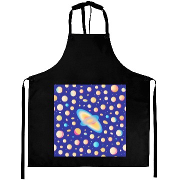 Discover Galaxy nebula art Aprons