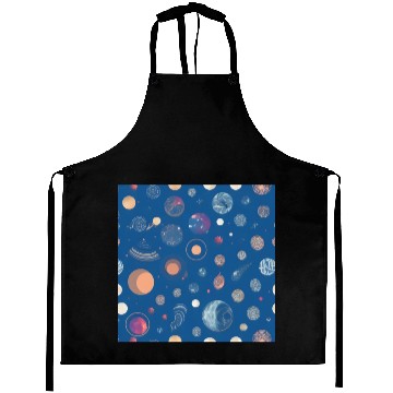 Discover Galaxy nebula art Aprons